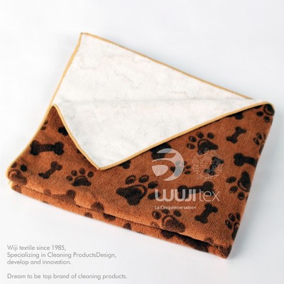 Wholesale printed dog beach pets care towel