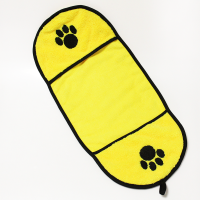 Microfiber Pet Towel Dog Bath Towel with Pocket