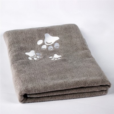 china cheap custom quick dry super absorbent microfiber bath towel for pets