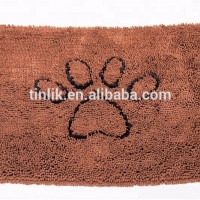 ZheJiang Wholesale Quick drying exceptionally Non-skid Pet Microfiber Chenille Dog Doormat